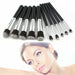 5pcs Long Makeup Brush Set - Precise Application Tools