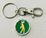 APXB UK £1 Pound Coin Trolley Token Keyring - Supermarket Fob, Locker Keychain