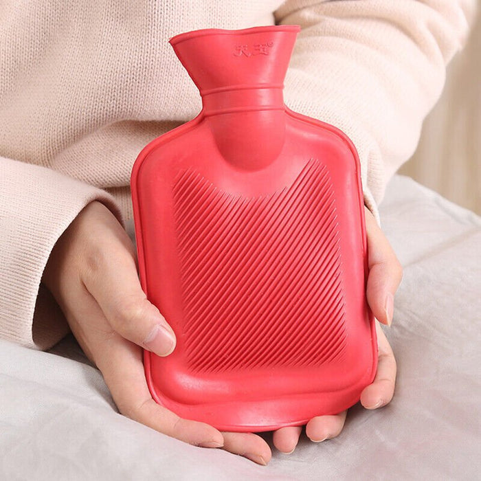 APXB Natural Rubber Hot Water Bottle - Winter Heat Therapy Pain Relief Warmer - Image 8