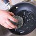 MAXPERKX 10pcs Galvanized Metal Scourer 30g Kitchen Washing Cleaning Steel Wire Pad Scrub