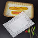 MAXPERKX 20x Rectangle Napkin Lace Paper Doilies Table Cover Doyleys Catering Cake Holder