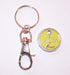 APXB UK £1 Pound Coin Trolley Token Keyring - Supermarket Fob, Locker Keychain