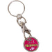 APXB UK £1 Pound Coin Trolley Token Keyring - Supermarket Fob, Locker Keychain