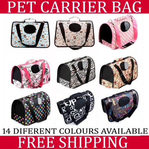 APXB Soft Pet Dog Puppy AVC Comfort Travel Portable Folding Carry Crates Cage Bag - Image 1