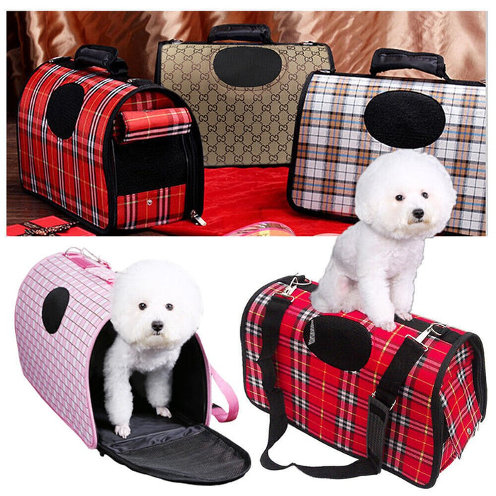 APXB Soft Pet Dog Puppy AVC Comfort Travel Portable Folding Carry Crates Cage Bag - Image 5