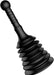 MAXPERKX Heavy Duty Rubber Sink Toilet Drain Bath Plunger Unblocker - Bathroom Kitchen Tool - Image 1