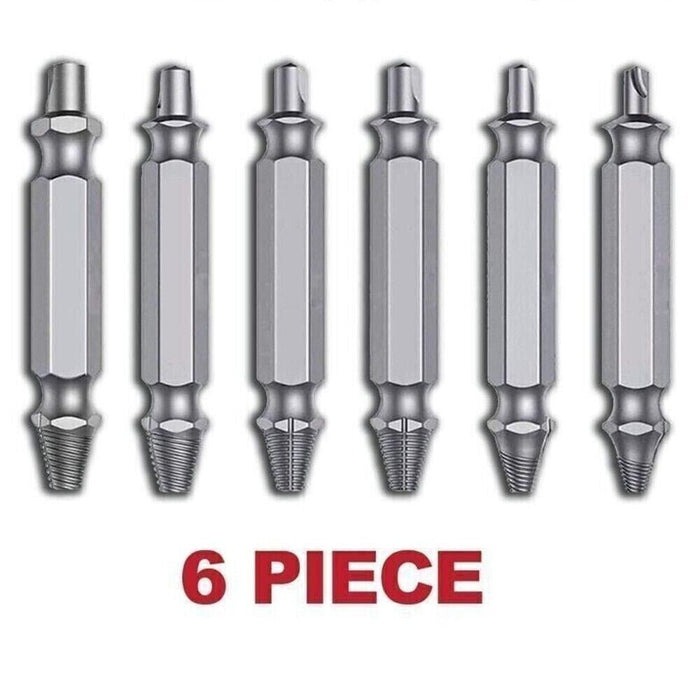 MAXPERKX 6 Pack Damaged Screw Extractor Bits Remover - for Stripped Head Screws, Nuts, Bolts - Image 6