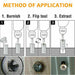 MAXPERKX 6 Pack Damaged Screw Extractor Bits Remover - for Stripped Head Screws, Nuts, Bolts - Image 3