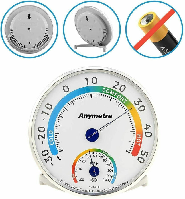 MAXPERKX Thermometer Hygrometer Temperature Room LCD Monitor Humidity Gauge Meter Tester - Image 3