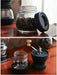 Front view of adjustable portable coffee bean grinder