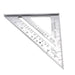 Aluminium tri-square with a 150mm ruler for precision