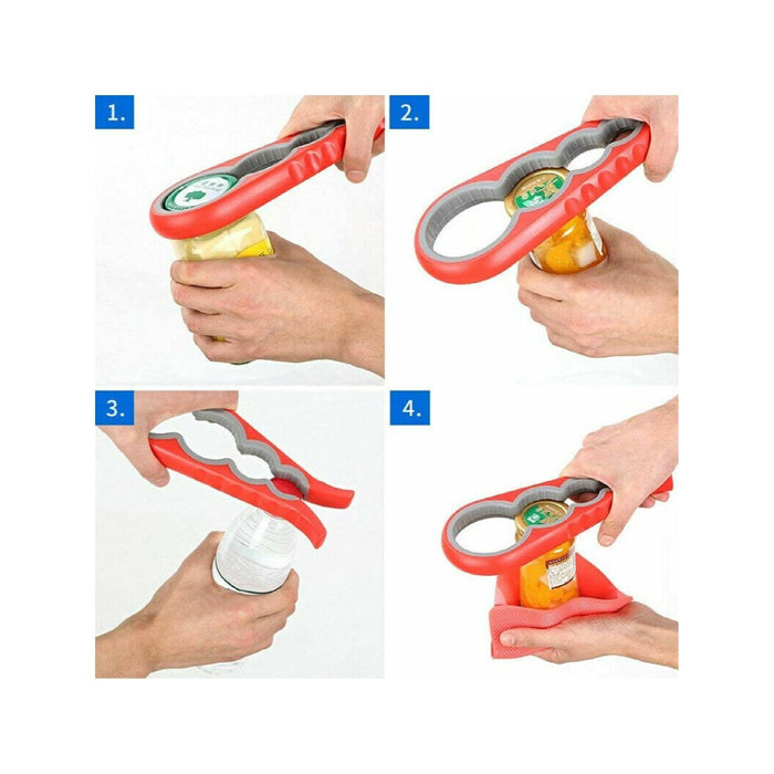 Arthritis-friendly jar opener for pain-free lid opening