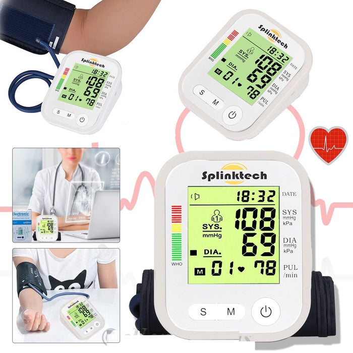  Automatic Blood Pressure Meter - Upper Arm Monitor