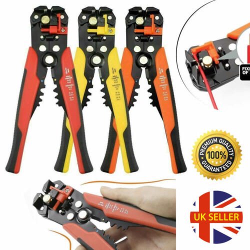 Automatic wire crimping tool with cutter function