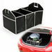  Black Car Boot Organiser with Tidy Storage Design