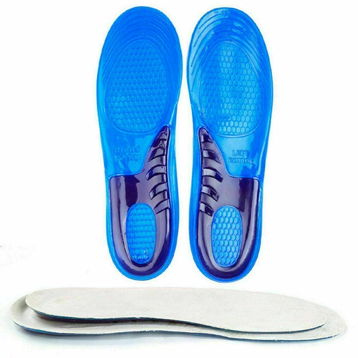 Blue Sports Insoles - Stylish and Supportive