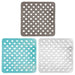 Blue Square Shower Mat - Stylish and Functional