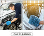 Car Cleaning Ultra Soft Microfibre Wash Mitt Front View