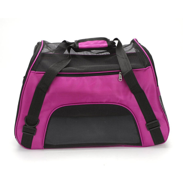  Cat Carrier Bag - Soft Fabric Travel Folding Kennel