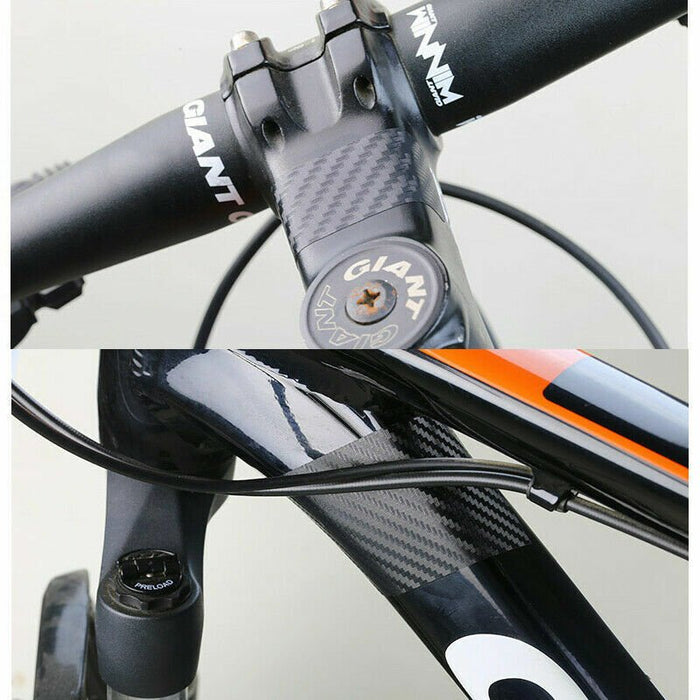 Application of Chainstay Stickers for Bike Protection