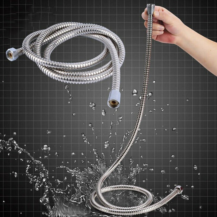  Chrome Shower Hose - Sleek and Durable Design