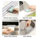 Window Groove Cleaning Brush Magic Clean Corners Brush Slot Cleaner - Grey Color Option