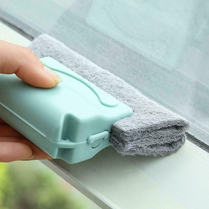 Window Groove Cleaning Brush Magic Clean Corners Brush Slot Cleaner - Comfortable Grip