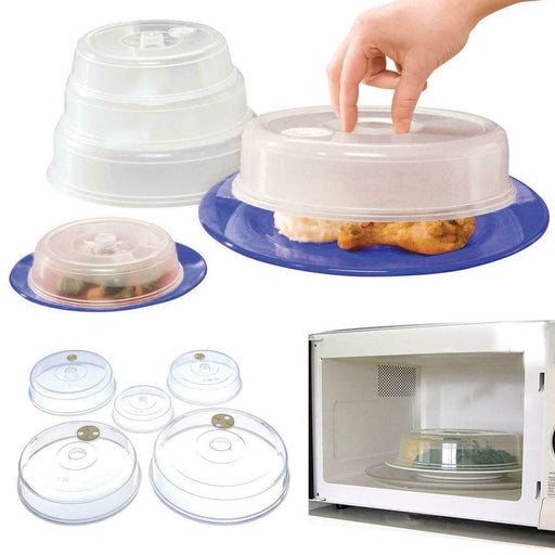 Clear Plastic Lids for Microwave Cooking - Visibility