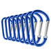 Small spring alloy keyring carabiners with versatile uses