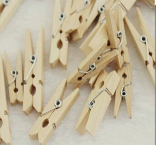  Close-up of the wooden pegs, emphasizing their suitability for all types of items