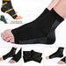 Image showcasing the sock's thin design, suitable for wearing all day or night for pain relief