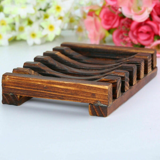 Convenient soap drying with wooden holder