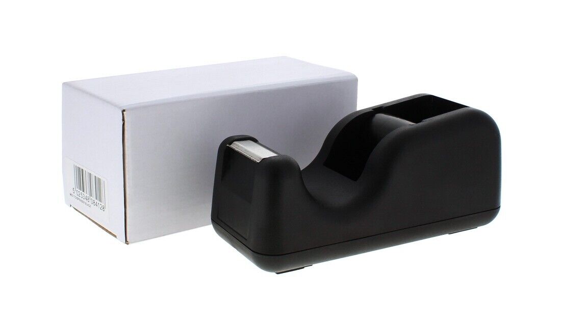 Desktop tape dispenser for cellotape and sellotape