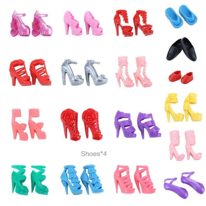 Variety pack of Barbie doll accessories for play