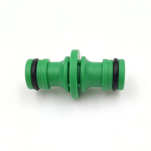 Double male hose connector for easy hose connection