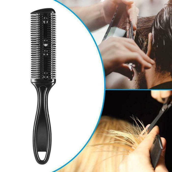 Double side hair thinning comb for hair trimming and cutting