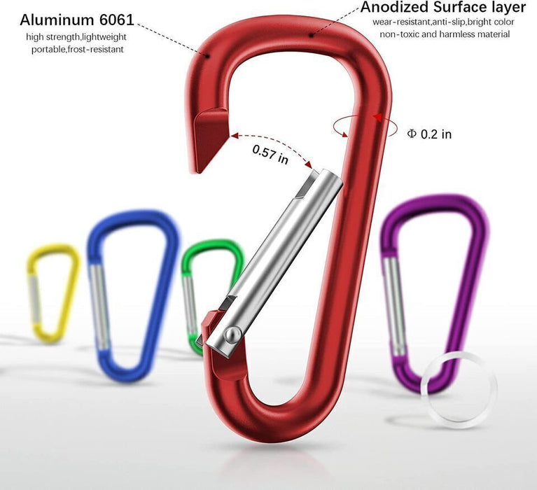 Durable carabiner clip suitable for a range of applications