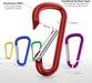 Durable carabiner clip suitable for a range of applications