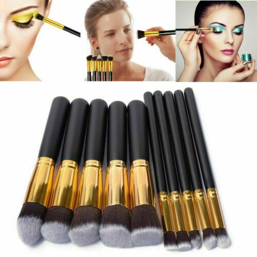 Eco-Friendly Synthetic Hair Brushes - Allergy-Reducing Makeup Set