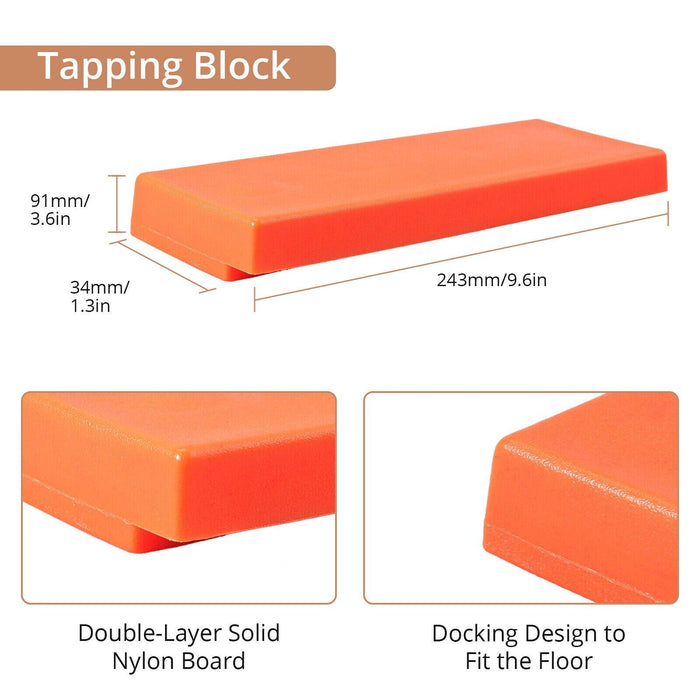 Enhanced pull bar with felt pads to prevent flooring damage