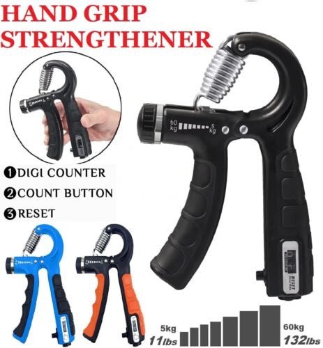 Ergonomic Hand Grip Exerciser for Wrist and Forearm