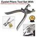 Warning image stating that the pliers are not suitable for heavy duty uses, such as thick card