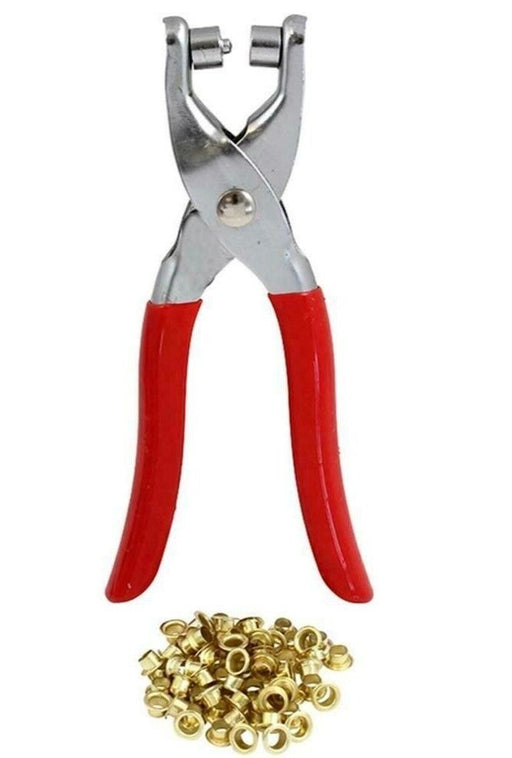 Introduction image of the Eyelet Plier Punch Tool DIY Hole Maker Leather Craft Kit