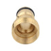 Firm Connection - Tap Thread Connector - Brass Garden Hose Adaptor