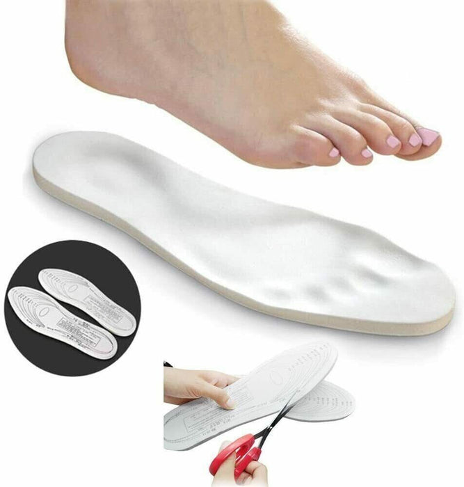 : Foot comfort insoles with memory foam for a more comfortable walking experience