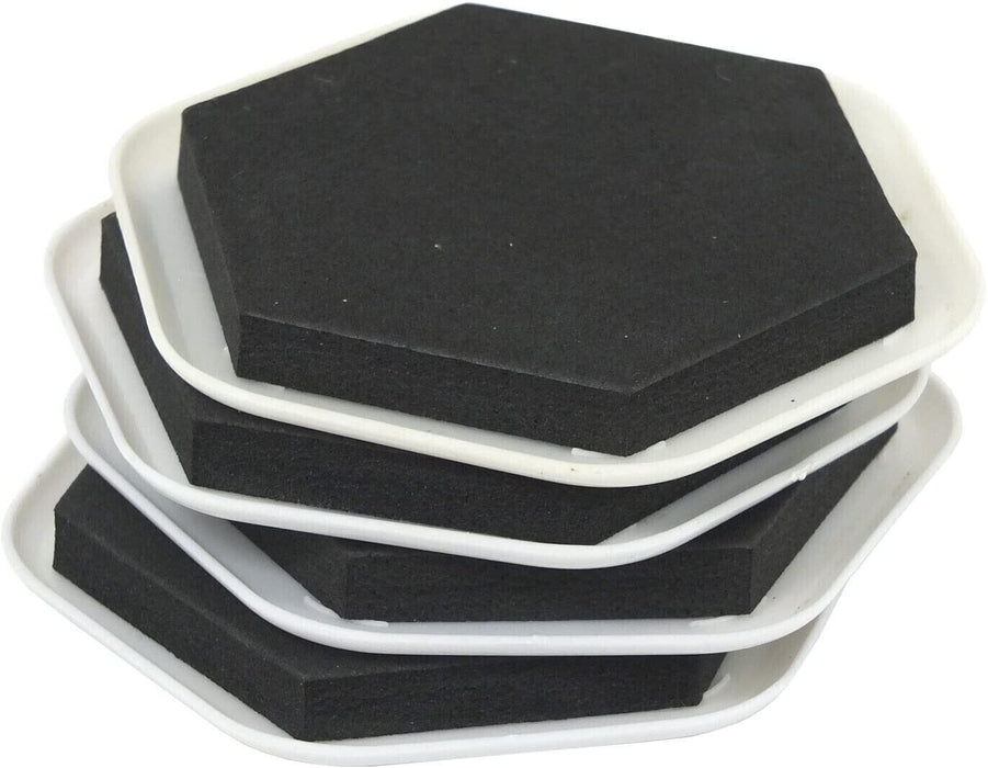 Suitable for use on carpet, tiles, and wooden floors - versatile furniture sliders