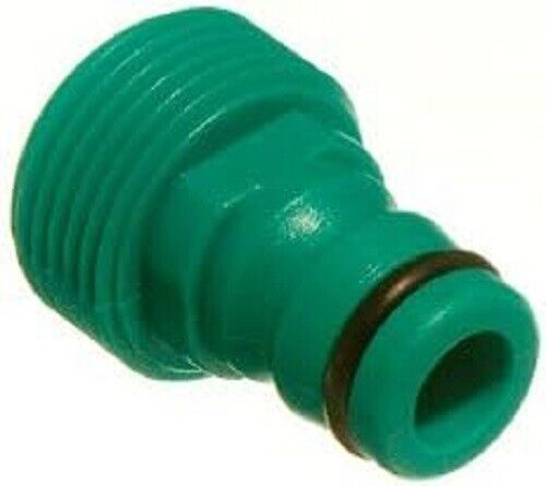 Garden hose connector for easy hose attachment