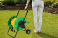 Garden hosepipe storage solution with a portable cart