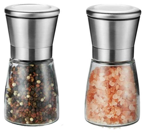 Glass Shaker Salt and Pepper Grinder