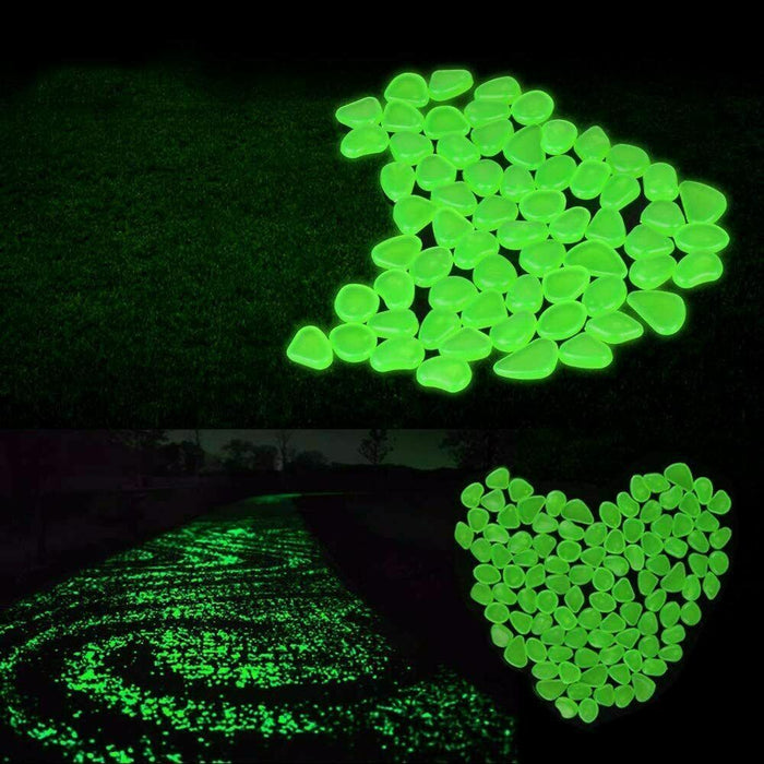 Glow in the dark pebbles for garden walkway